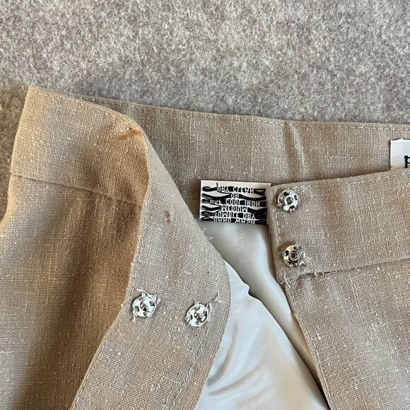 Vtg Bettmaar Artwear Cottagecore Wrap Maxi Skirt Womens 14 Canada Geese Flying - Picture 8 of 14